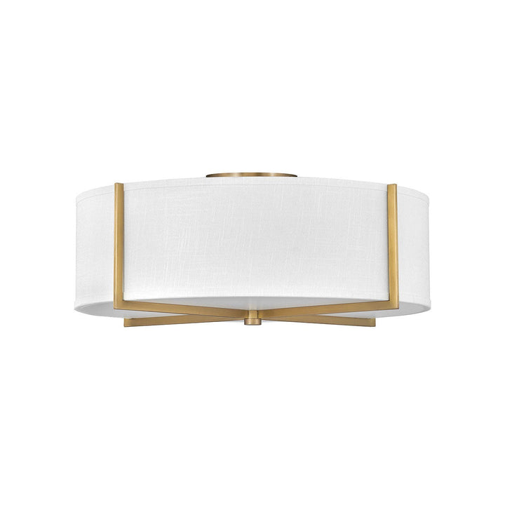 Hinkley Axis Off White 41710HB Ceiling Light - Heritage Brass