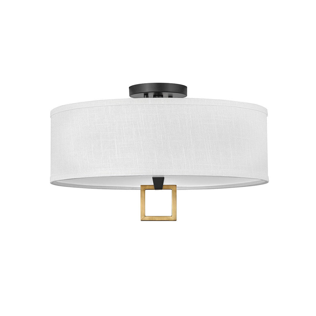 Hinkley Link Off White 41808BK Ceiling Light - Black