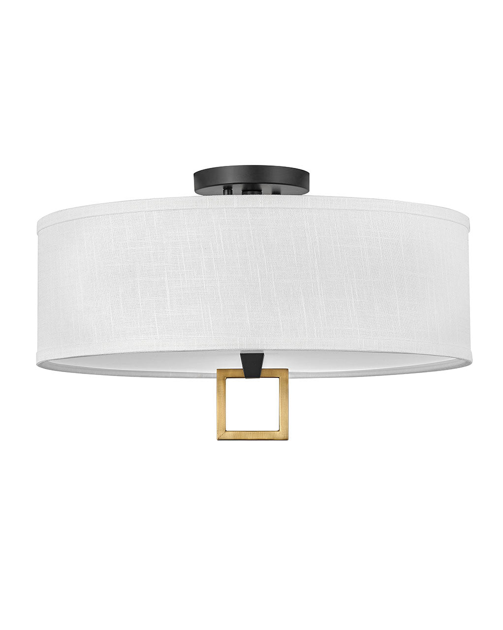 Hinkley Link Off White 41808BK Ceiling Light - Black