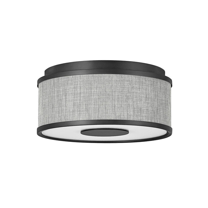 Hinkley Halo Heathered Gray 42005BK Ceiling Light - Black