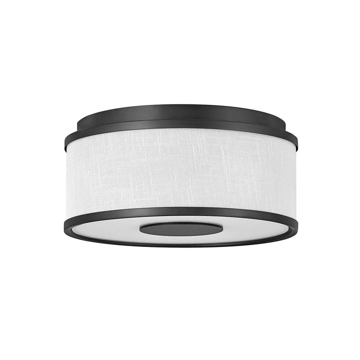 Hinkley Halo Off White 42006BK Ceiling Light - Black