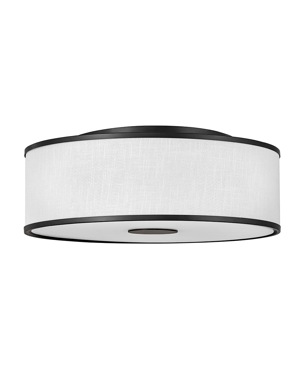 Hinkley Halo Off White 42010BK Ceiling Light - Black