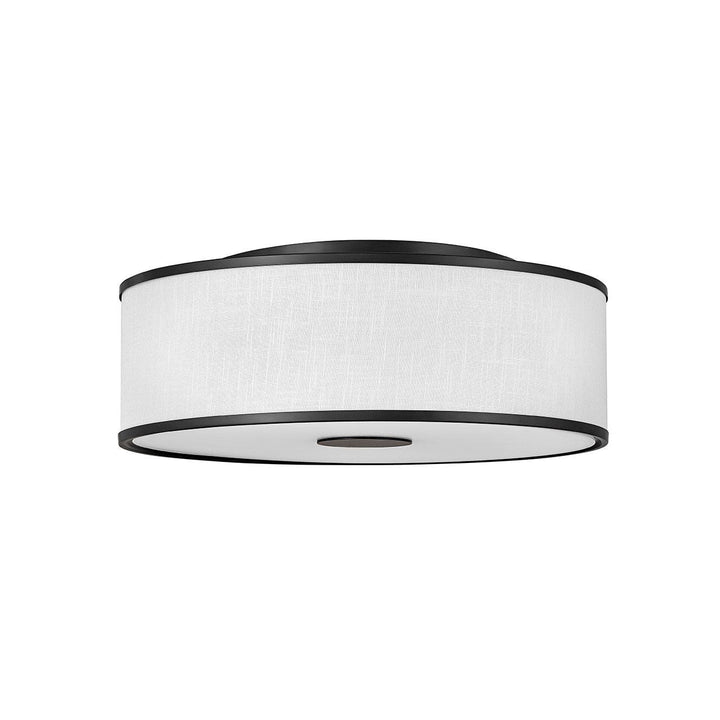 Hinkley Halo Off White 42010BK Ceiling Light - Black