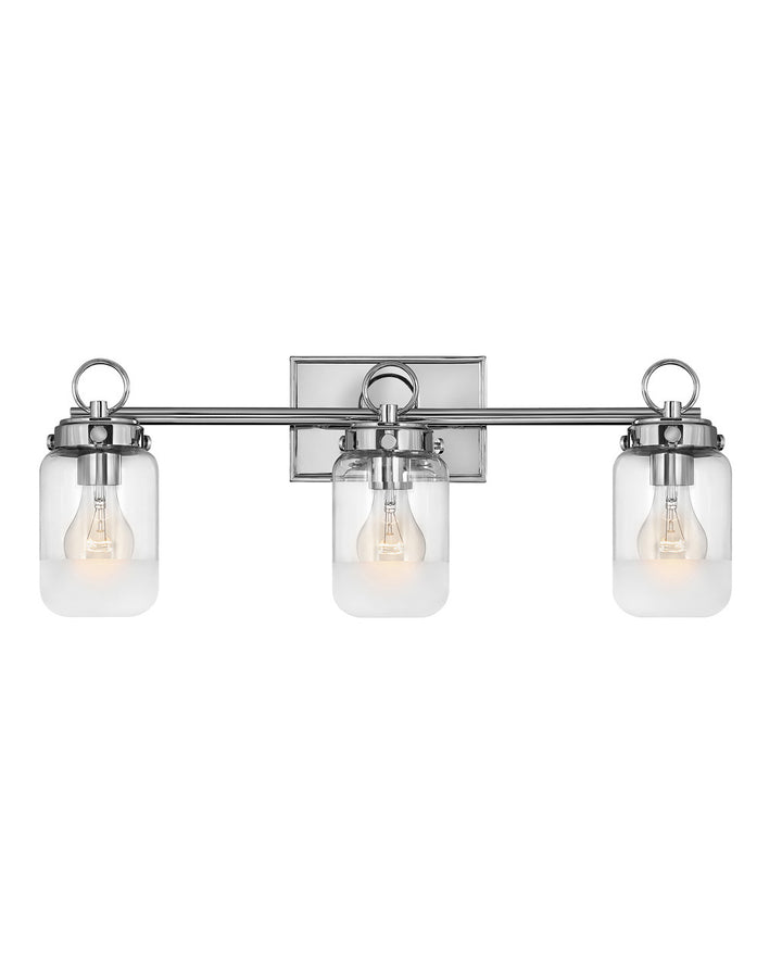 Hinkley Penley 5063PN Bath Vanity Light 24 in. wide - Polished Nickel