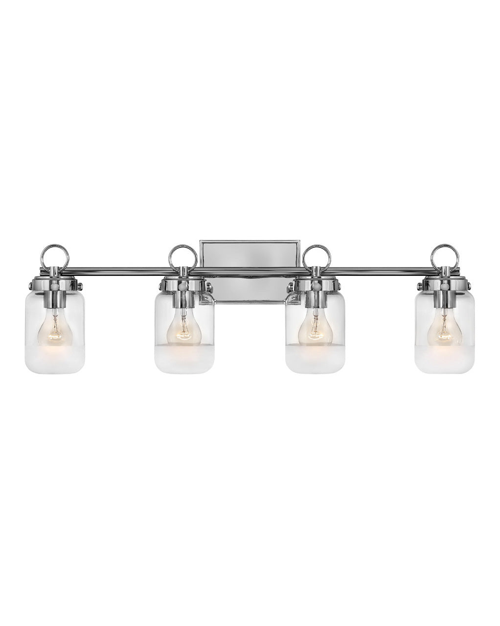 Hinkley Penley 5064PN Bath Vanity Light 30 in. wide - Polished Nickel