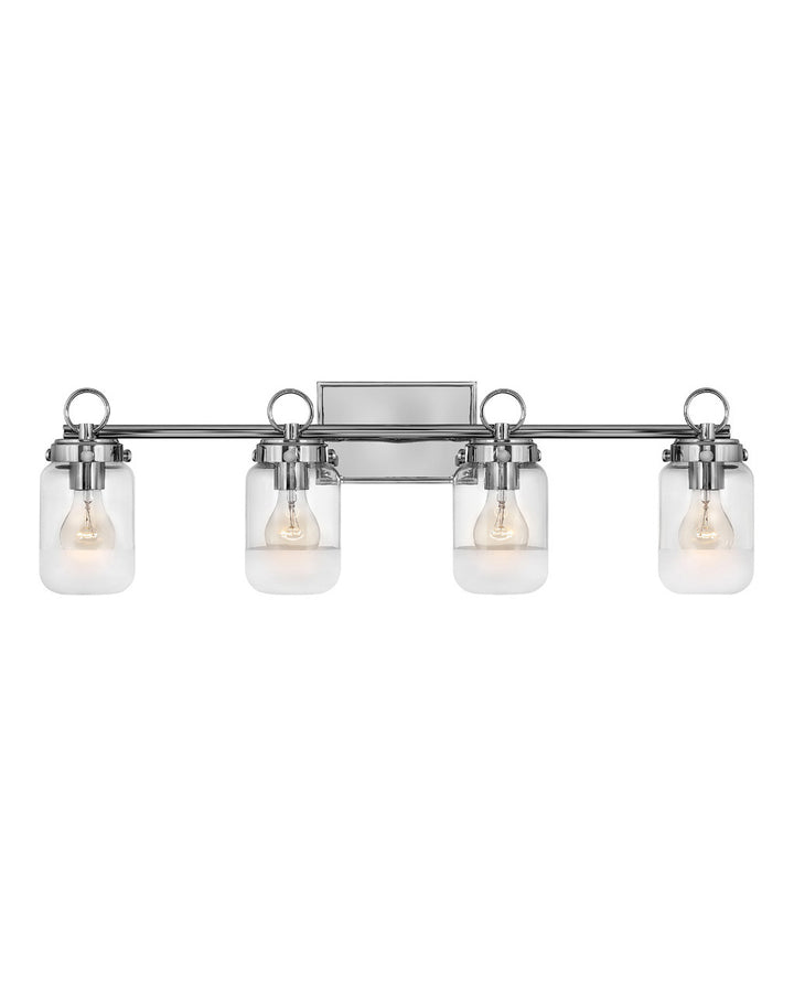 Hinkley Penley 5064PN Bath Vanity Light 30 in. wide - Polished Nickel