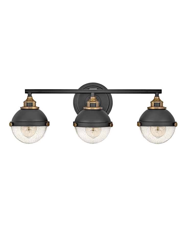 Hinkley Fletcher 5173BK Bath Vanity Light 25 in. wide - Black