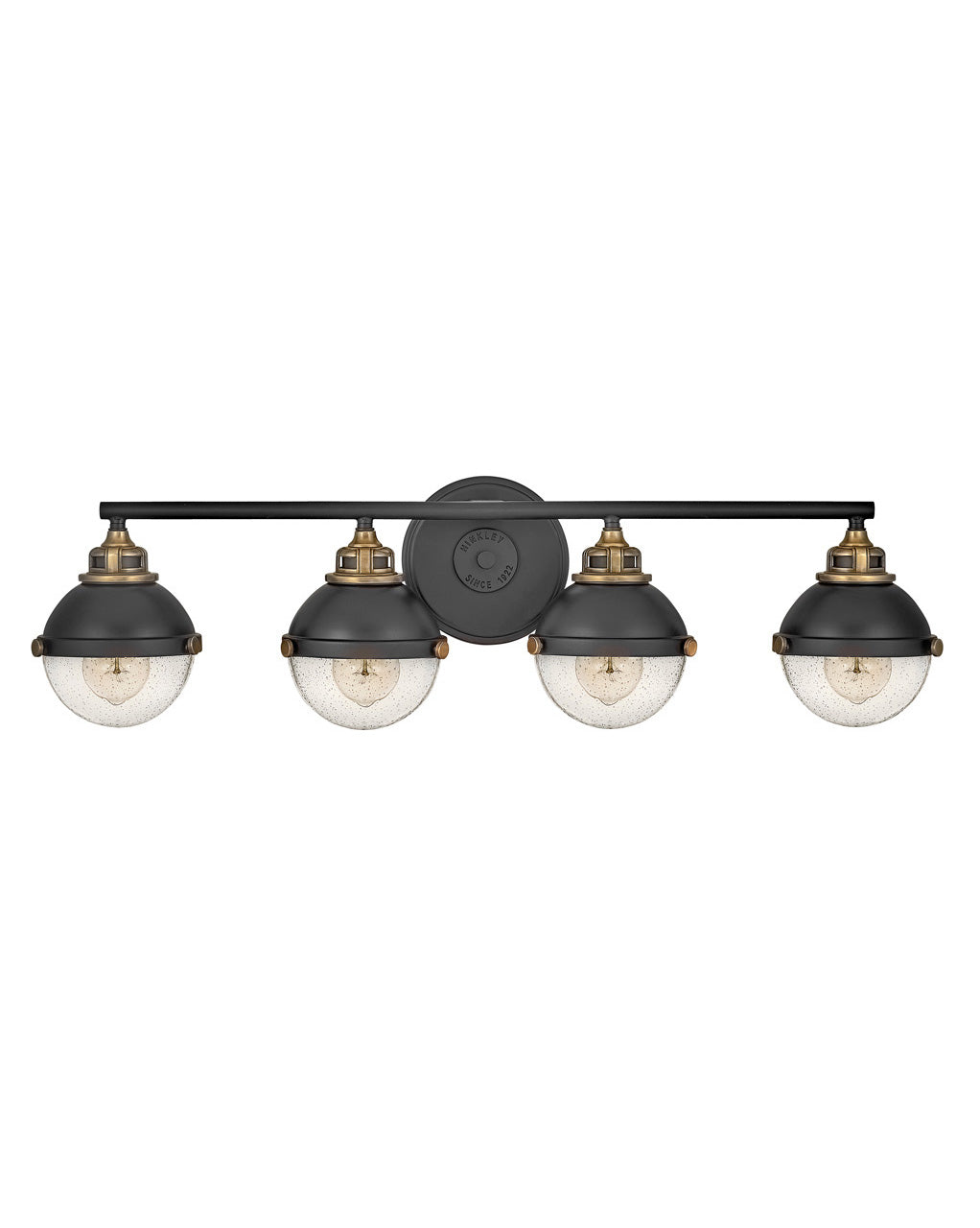 Hinkley Fletcher 5174BK Bath Vanity Light 32 in. wide - Black