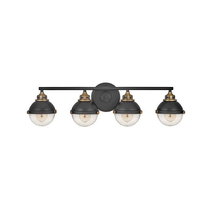 Hinkley Fletcher 5174BK Bath Vanity Light 32 in. wide - Black