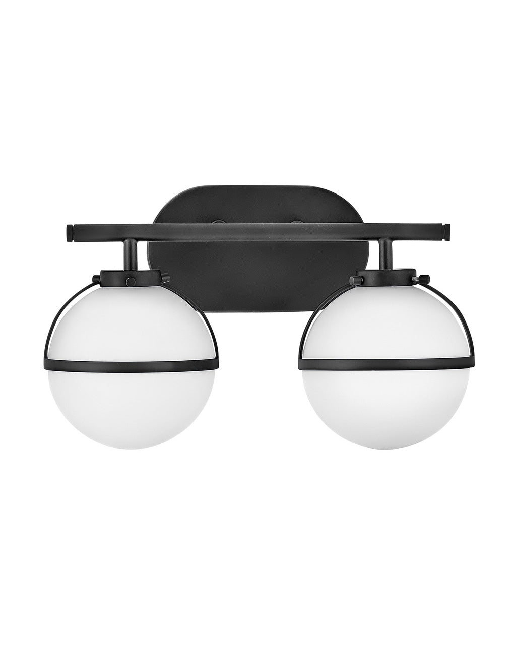 Hinkley Hollis 5662BK-LL Bath Vanity Light 15 in. wide - Black