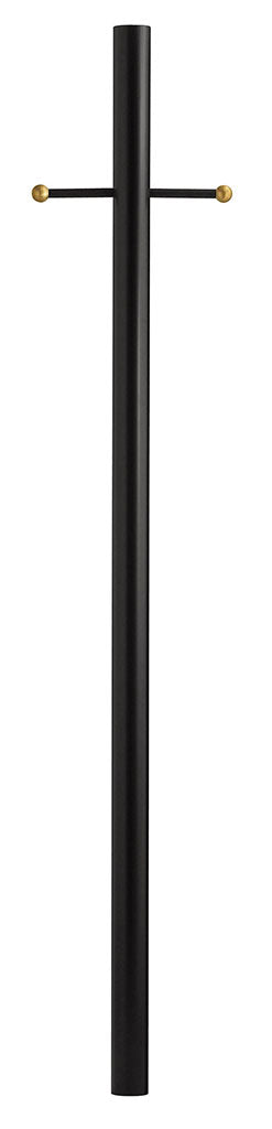 Hinkley Lighting 6667TK  7Ft Post Ladder Rest, Photocell, Ground Outlet Outdoor Textured Black