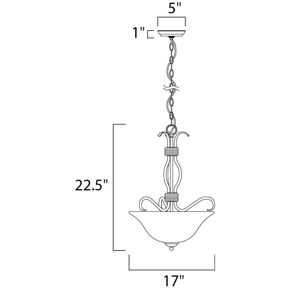 Maxim Basix 10121FTSN Pendant Light - Satin Nickel