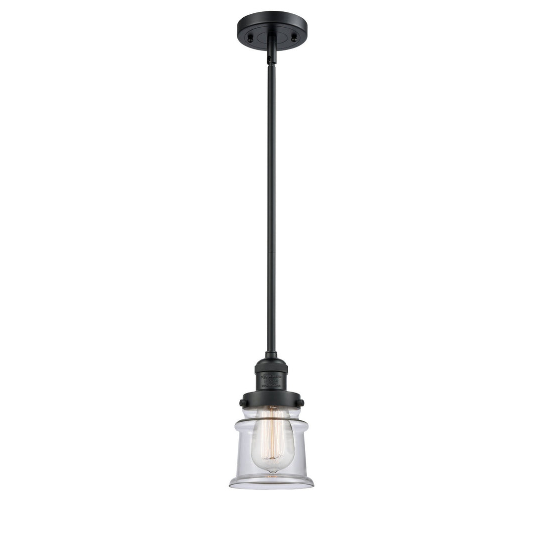 Innovations Franklin Restoration 201S-BK-G182S Pendant Light - Matte Black
