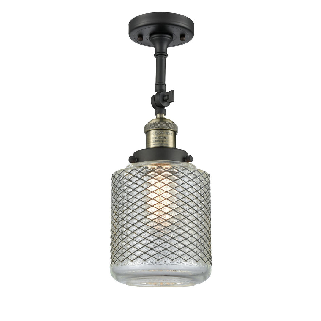 Innovations Franklin Restoration 201F-BAB-G262-LED Ceiling Light - Black Antique Brass