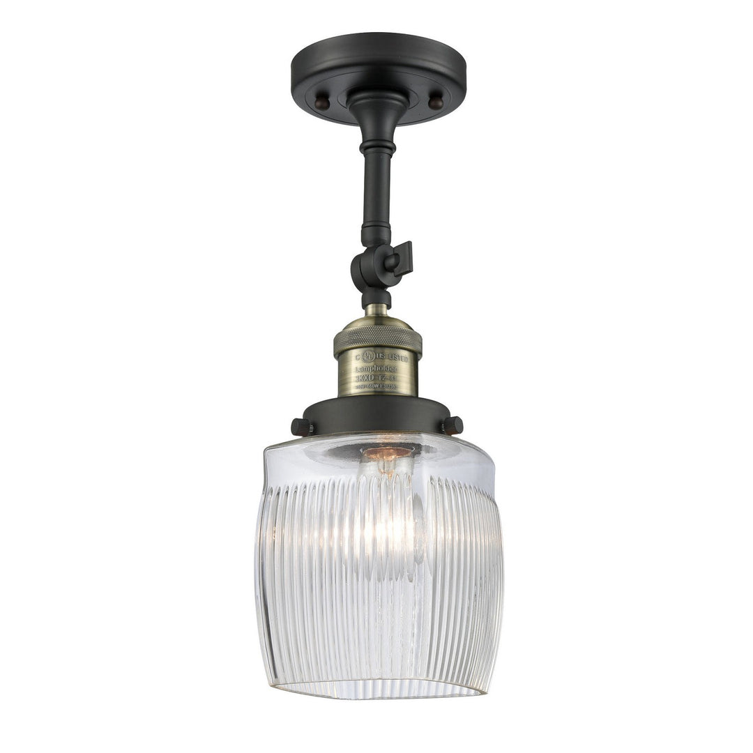 Innovations Franklin Restoration 201F-BAB-G302 Ceiling Light - Black Antique Brass