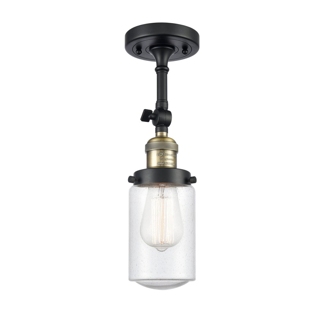Innovations Franklin Restoration 201F-BAB-G314 Ceiling Light - Black Antique Brass