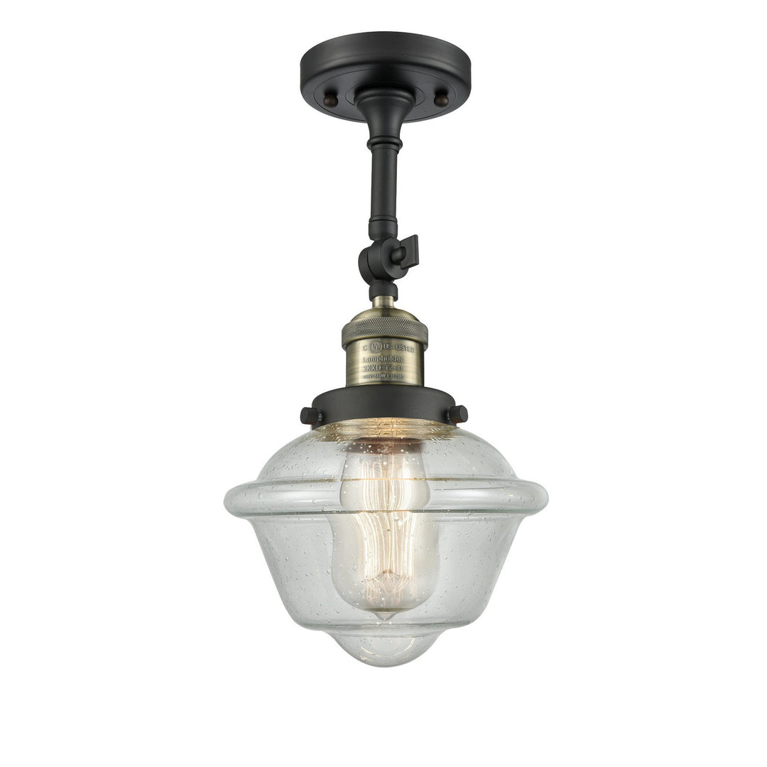 Innovations Franklin Restoration 201F-BAB-G534 Ceiling Light - Black Antique Brass