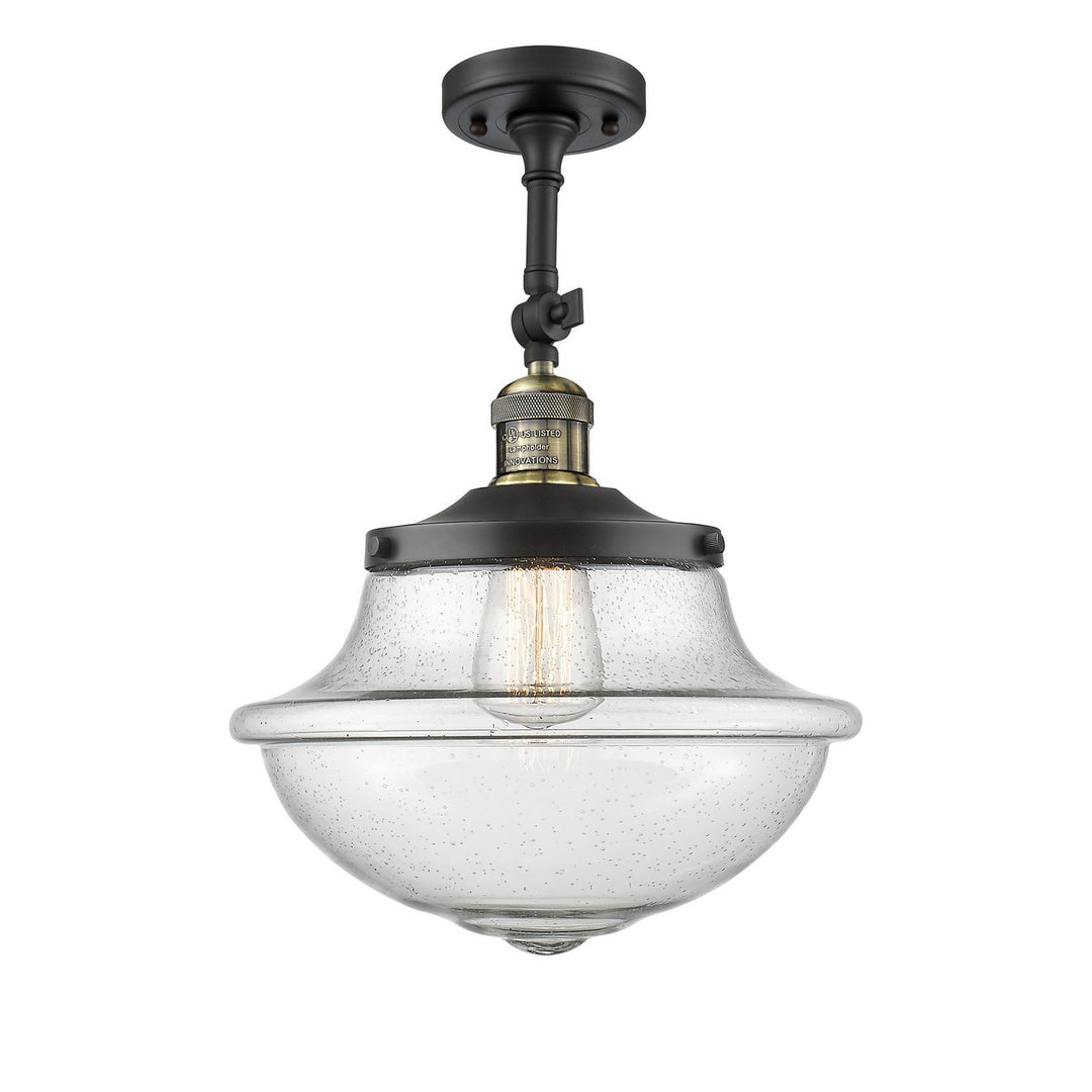Innovations Franklin Restoration 201F-BAB-G544 Ceiling Light - Black Antique Brass