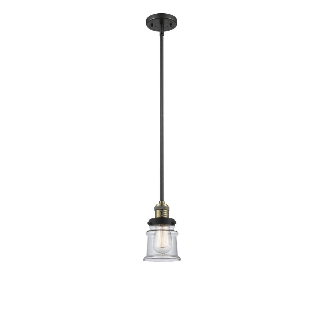 Innovations Franklin Restoration 201S-BAB-G182S Pendant Light - Black Antique Brass
