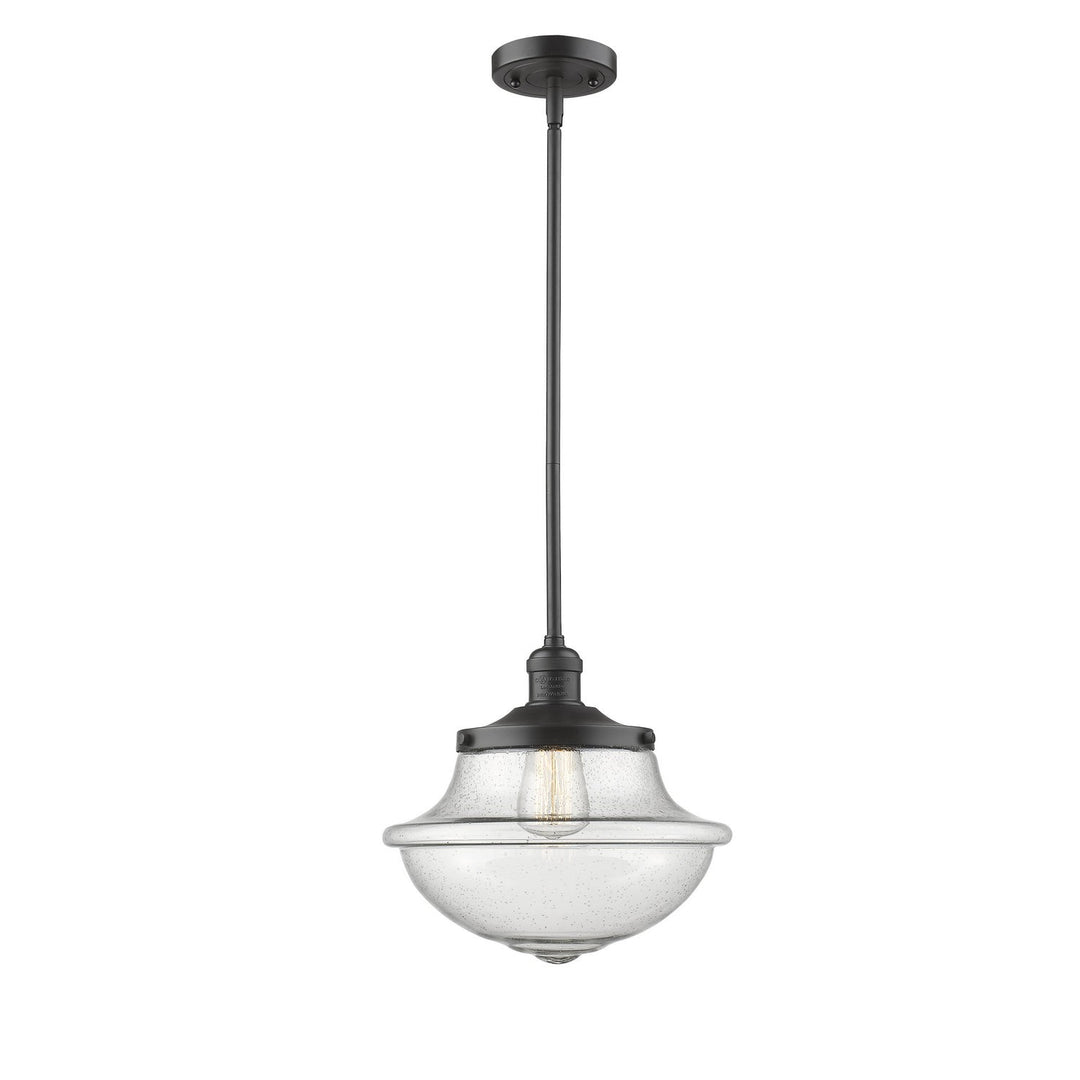 Innovations Franklin Restoration 201S-OB-G544-LED Pendant Light - Oil Rubbed Bronze