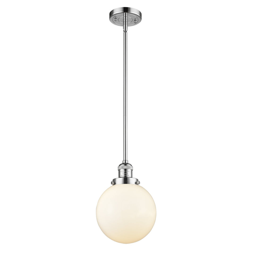 Innovations Franklin Restoration 201S-PC-G201-8 Pendant Light - Polished Chrome