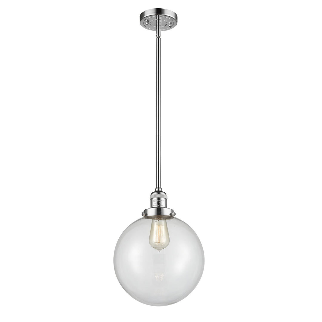 Innovations Franklin Restoration 201S-PC-G202-10 Pendant Light - Polished Chrome