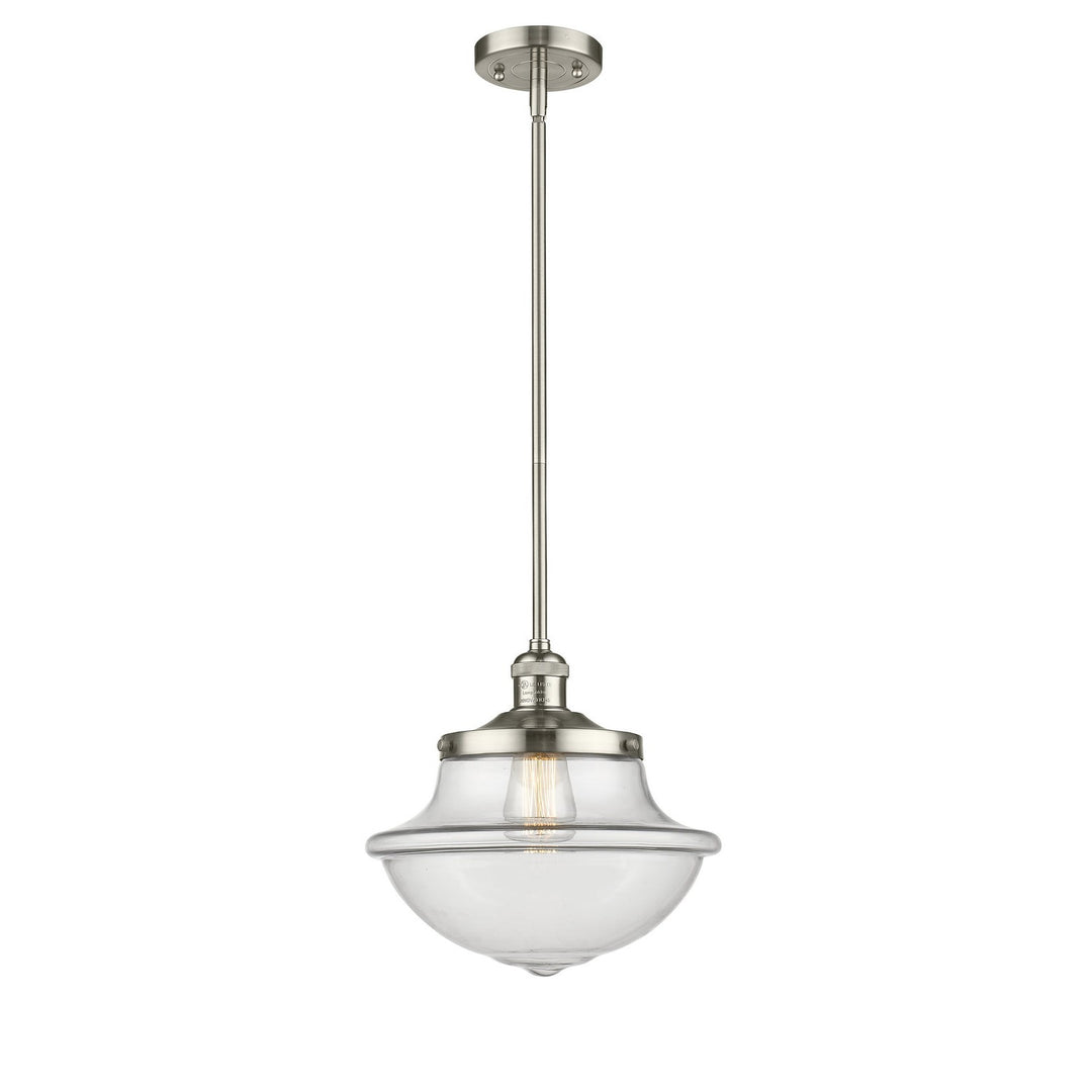 Innovations Franklin Restoration 201S-PN-G542 Pendant Light - Polished Nickel