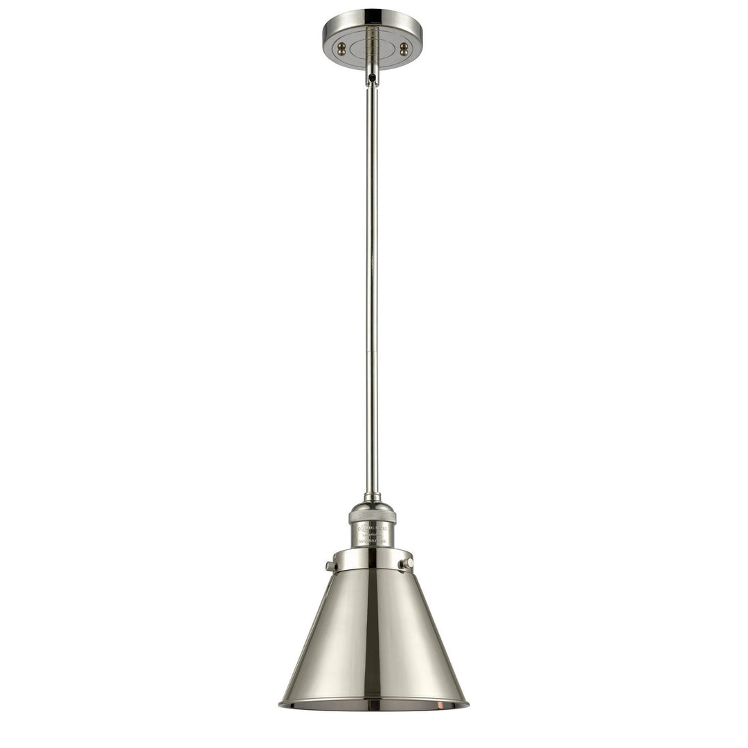 Innovations Franklin Restoration 201S-PN-M13-PN Pendant Light - Polished Nickel