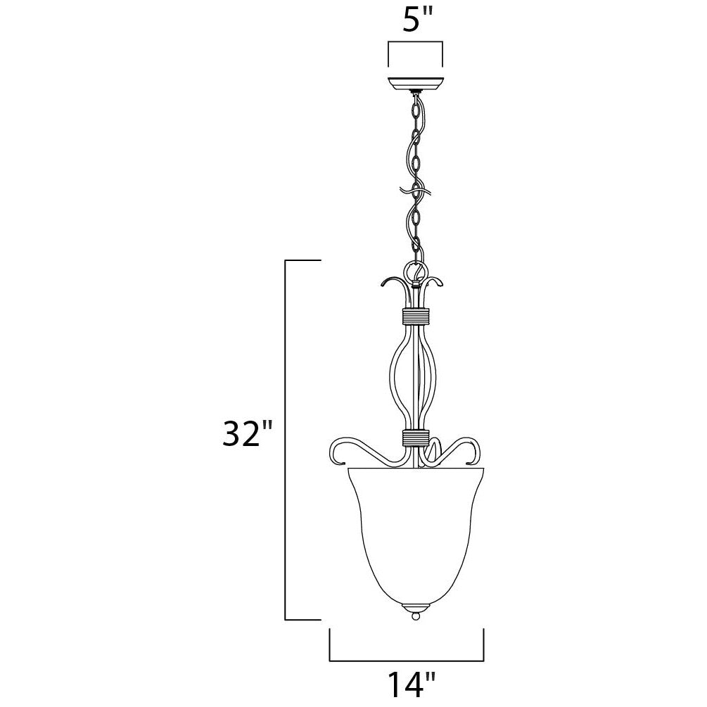 Maxim Basix 10131FTSN Pendant Light - Satin Nickel