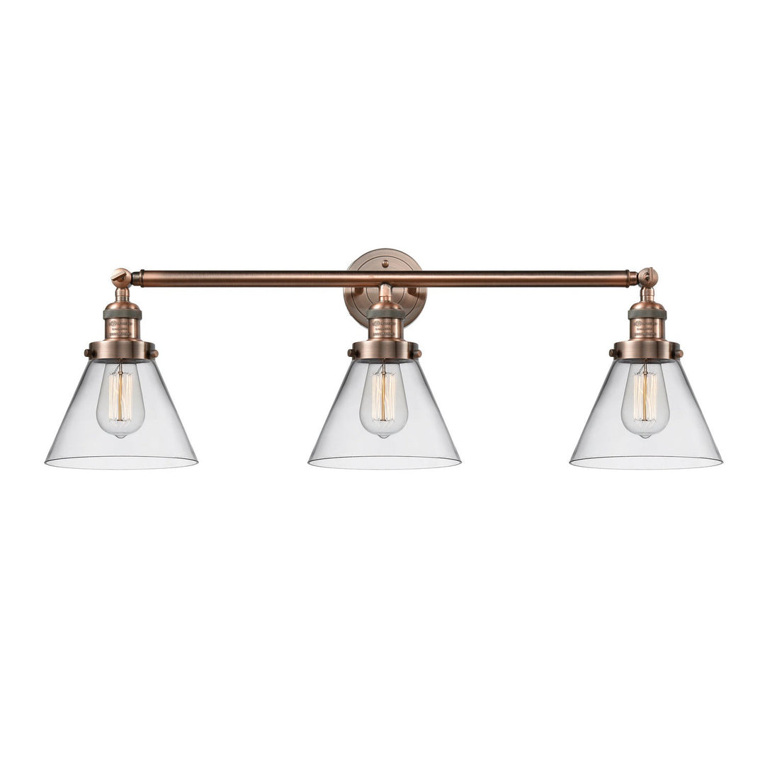 Innovations Franklin Restoration 205-AC-G42-LED Bath Vanity Light 32 in. wide - Antique Copper
