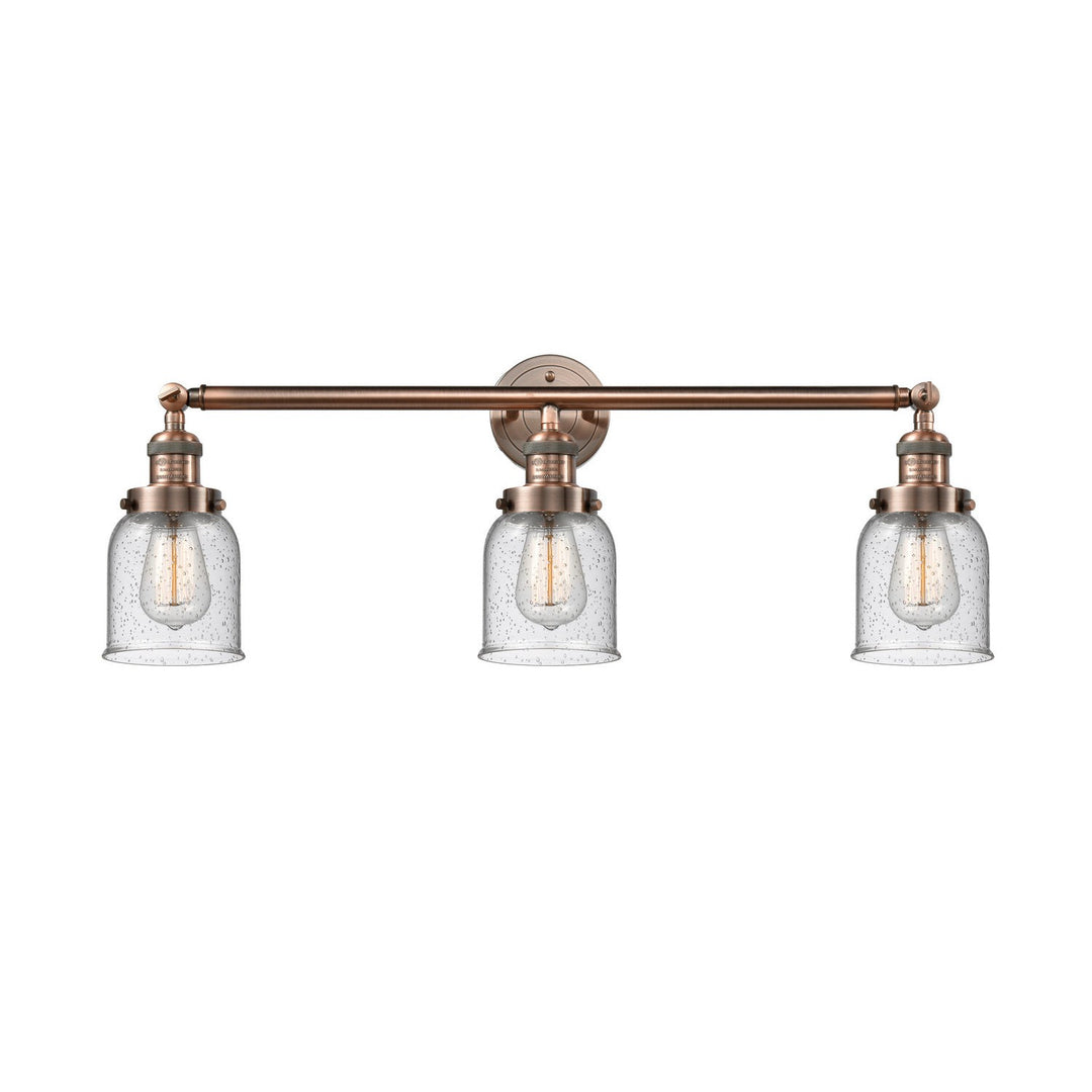 Innovations Franklin Restoration 205-AC-G54-LED Bath Vanity Light 30 in. wide - Antique Copper