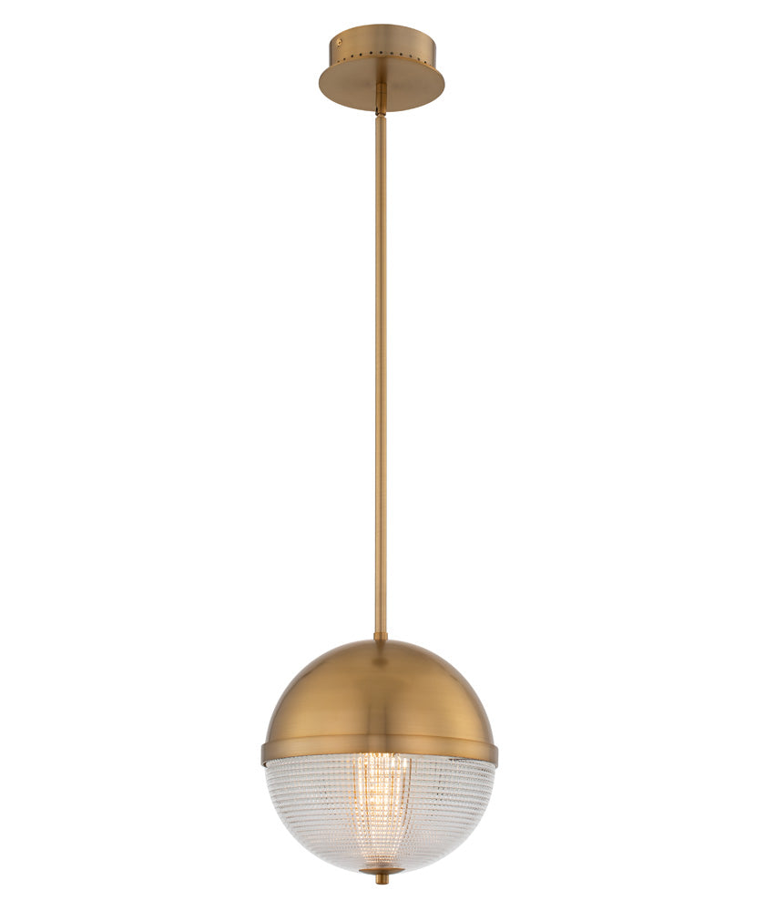 Kalco Portland 512112WB Pendant Light - Winter Brass