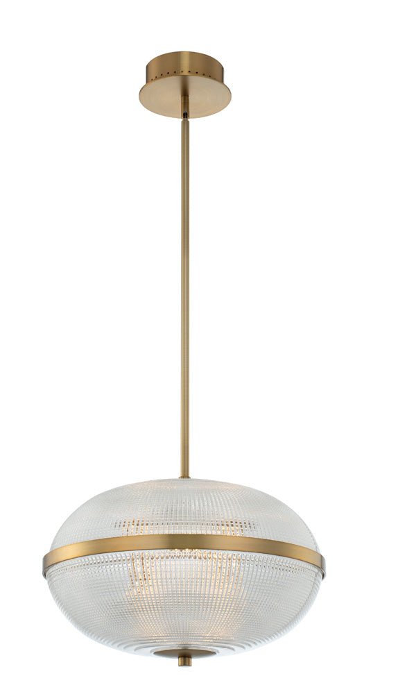 Kalco Portland 512155WB Pendant Light - Winter Brass