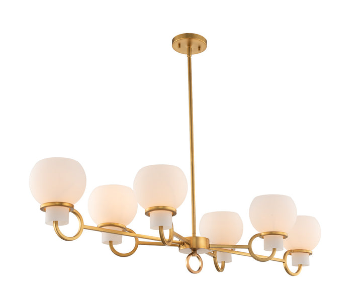 Kalco Ascher 513061WB Pendant Light - Winter Brass