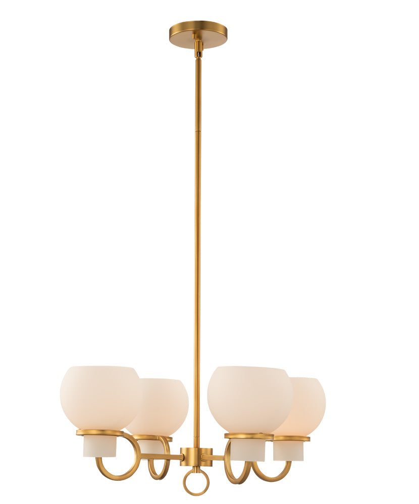 Kalco Ascher 513071WB Chandelier Light - Winter Brass