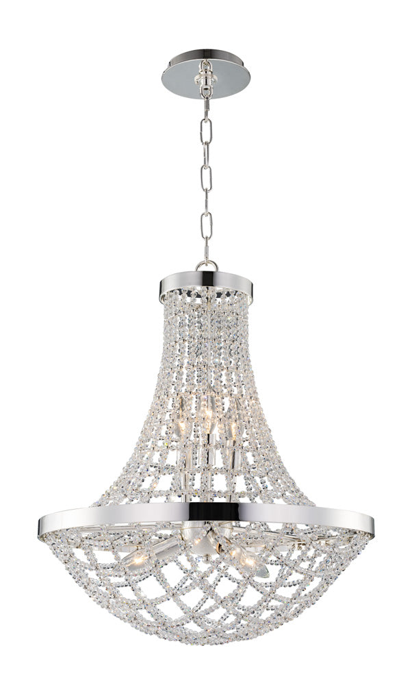 Allegri Felicity 036455-014-FR001 Chandelier Light - Polished Silver