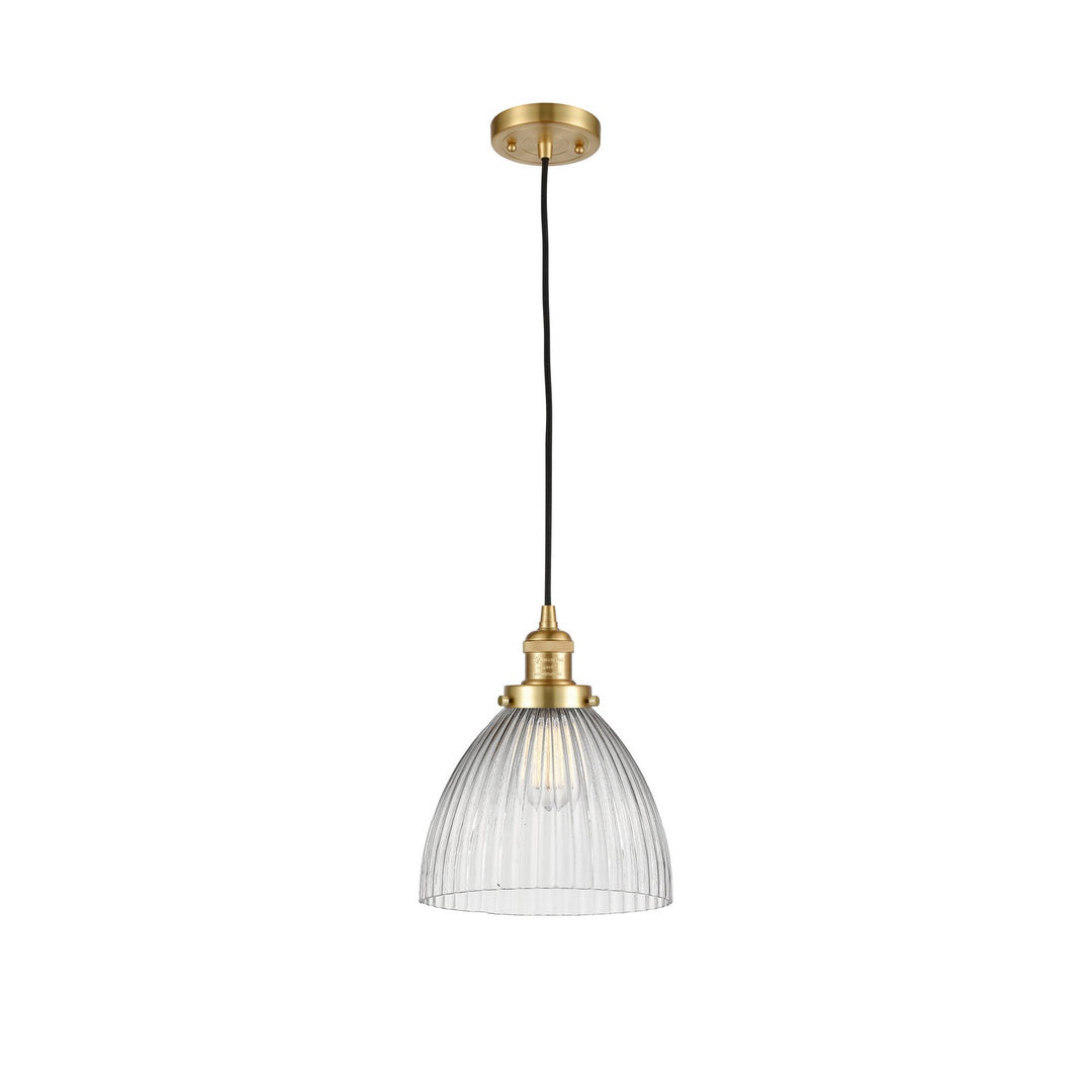 Innovations Franklin Restoration 201C-SG-G222 Pendant Light - Satin Gold
