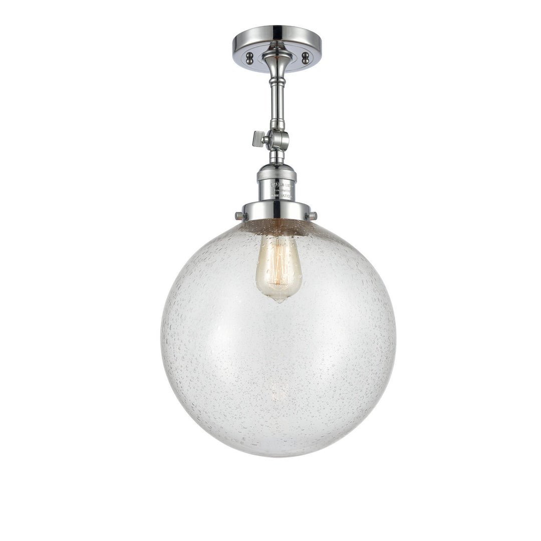 Innovations Franklin Restoration 201F-PC-G204-12 Ceiling Light - Polished Chrome