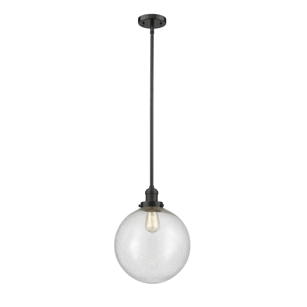 Innovations Franklin Restoration 201S-OB-G204-12 Pendant Light - Oil Rubbed Bronze
