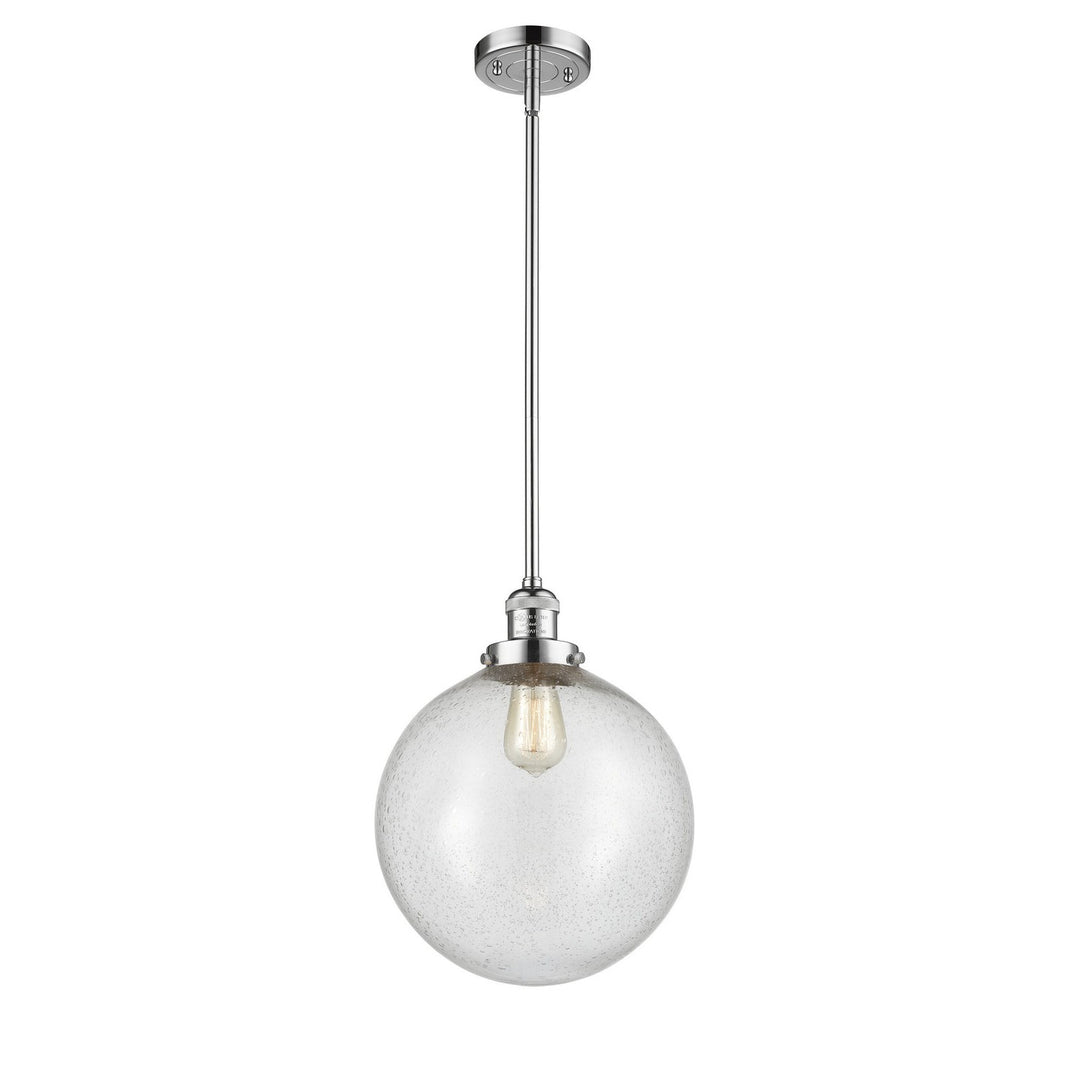 Innovations Franklin Restoration 201S-PC-G204-12 Pendant Light - Polished Chrome