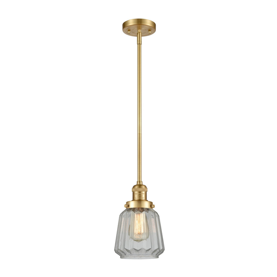 Innovations Franklin Restoration 201S-SG-G142 Pendant Light - Satin Gold
