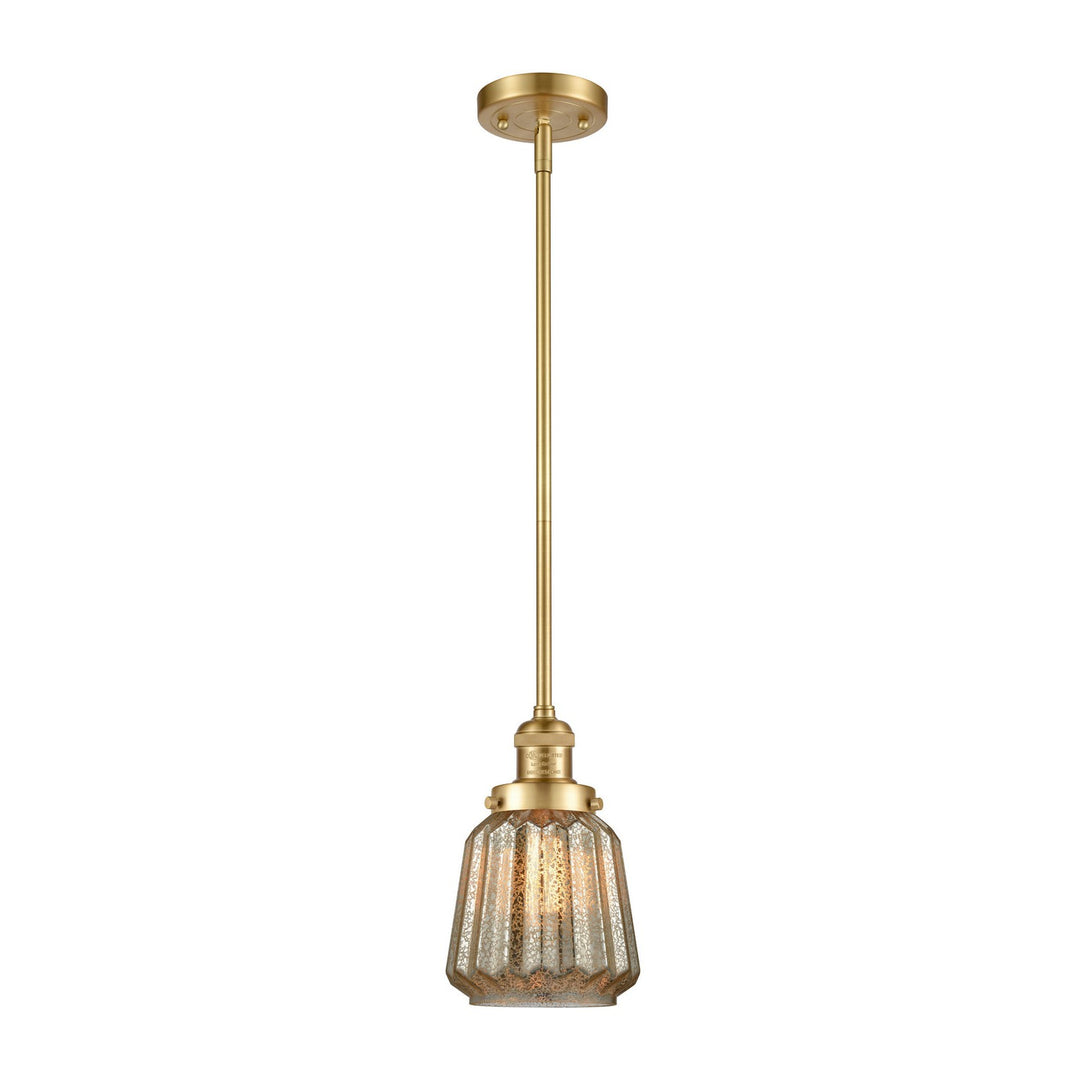 Innovations Franklin Restoration 201S-SG-G146 Pendant Light - Satin Gold