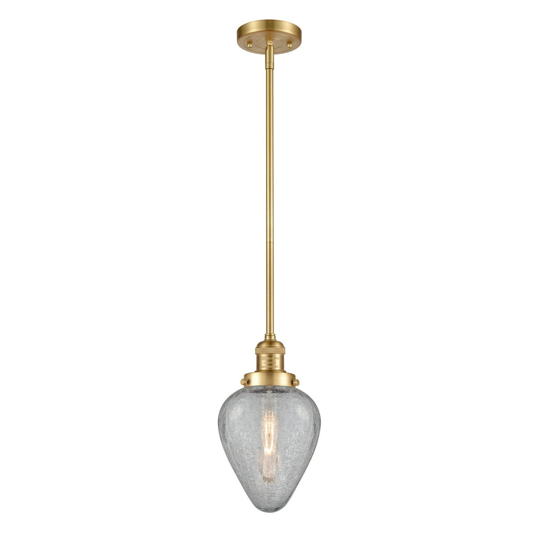 Innovations Franklin Restoration 201S-SG-G165 Pendant Light - Satin Gold