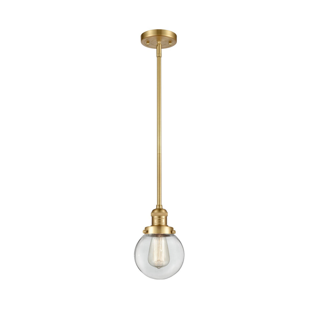Innovations Franklin Restoration 201S-SG-G202-6 Pendant Light - Satin Gold