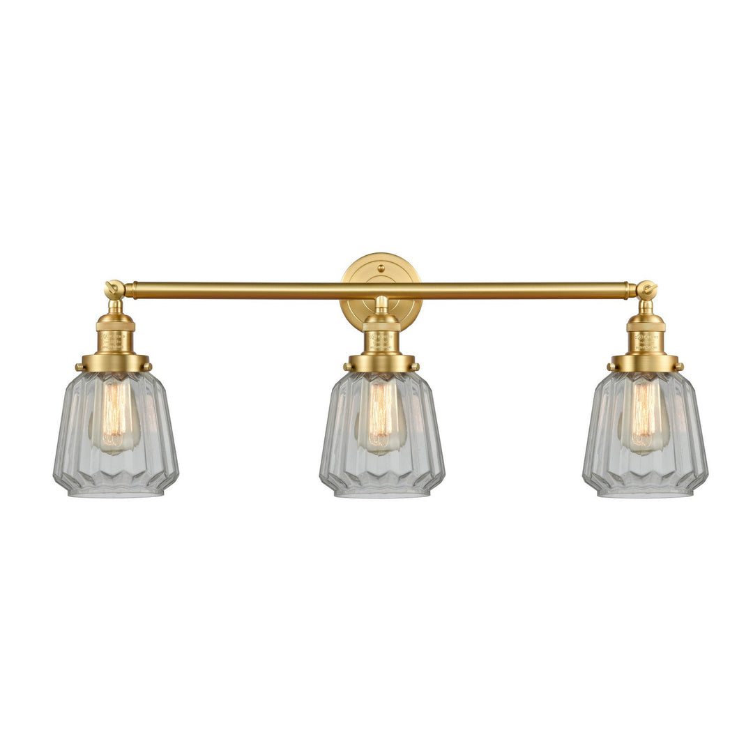 Innovations Franklin Restoration 205-SG-G142 Bath Vanity Light 30 in. wide - Satin Gold