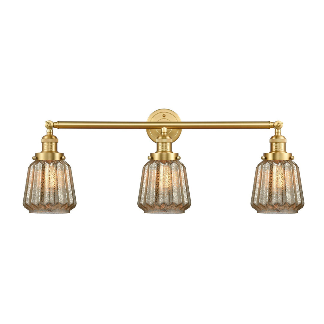 Innovations Franklin Restoration 205-SG-G146 Bath Vanity Light 30 in. wide - Satin Gold