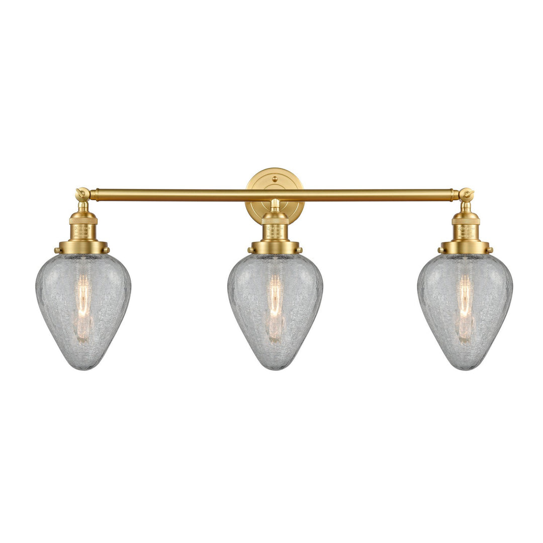 Innovations Franklin Restoration 205-SG-G165 Bath Vanity Light 32 in. wide - Satin Gold