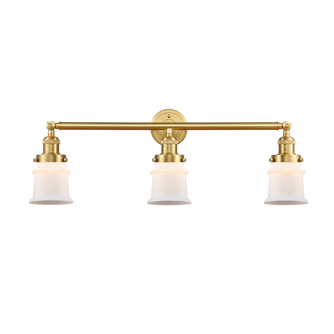 Innovations Franklin Restoration 205-SG-G181S Bath Vanity Light 30 in. wide - Satin Gold