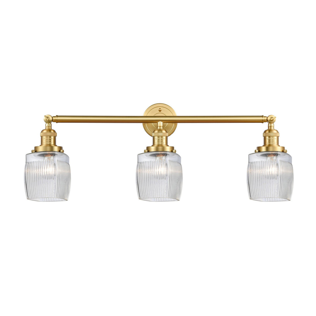 Innovations Franklin Restoration 205-SG-G302 Bath Vanity Light 32 in. wide - Satin Gold