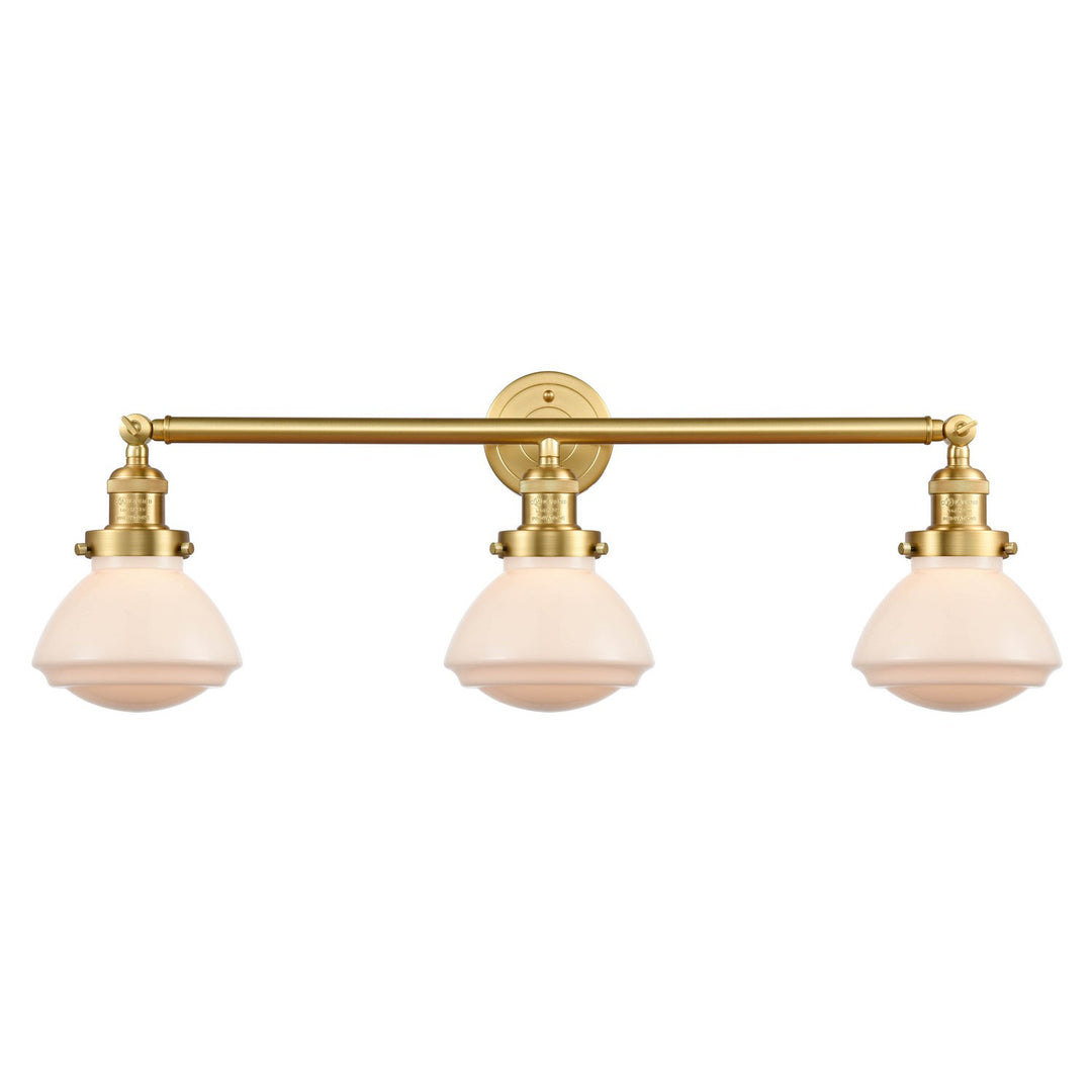 Innovations Franklin Restoration 205-SG-G321 Bath Vanity Light 31 in. wide - Satin Gold